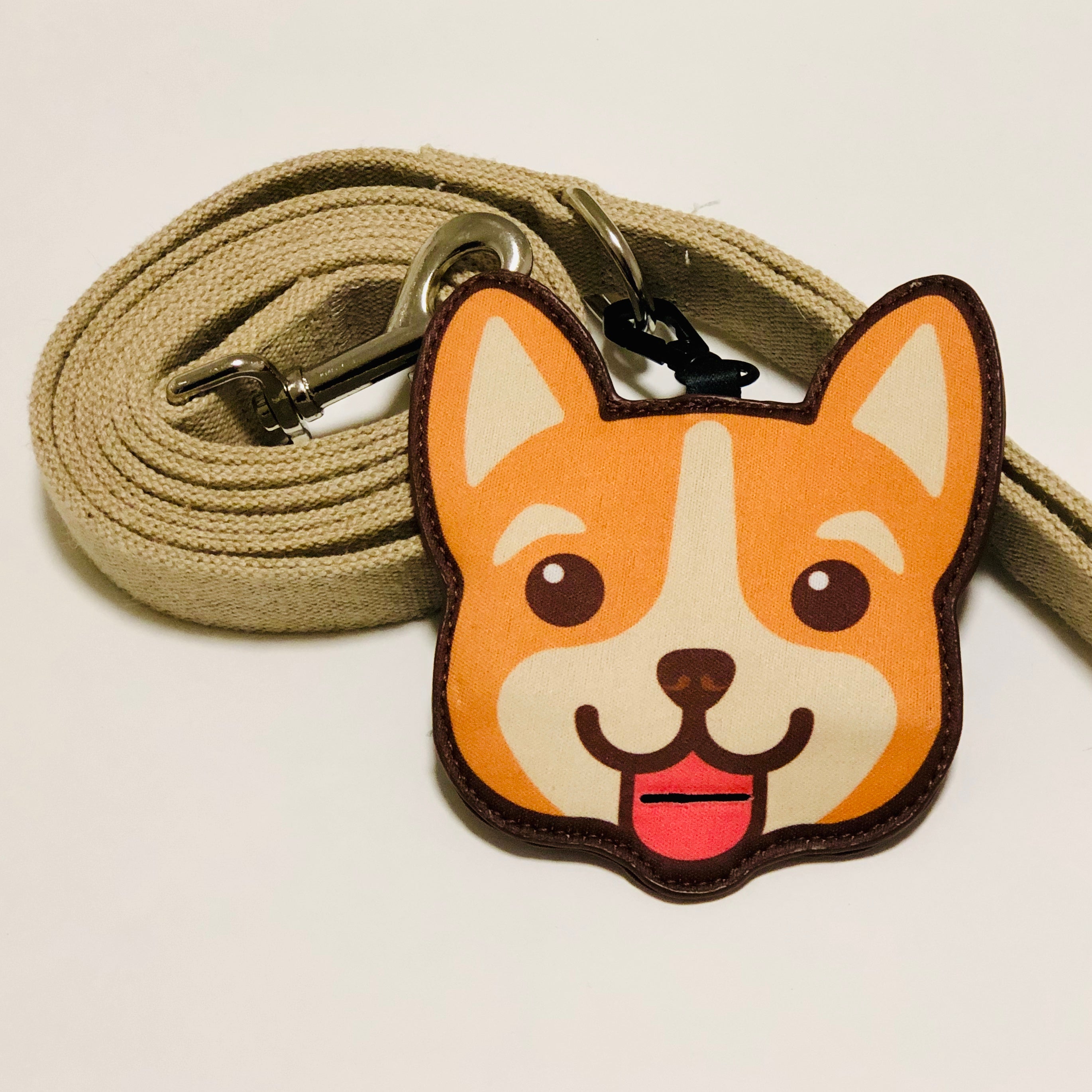 Pooty Pet Holder, Dog Bag Holder, Poop Bag Holder, Dog Poop Bag Holder, Biodegradable Poop Bags, Earth Friendly Poop Bags, Corgi, Wellshire corgi