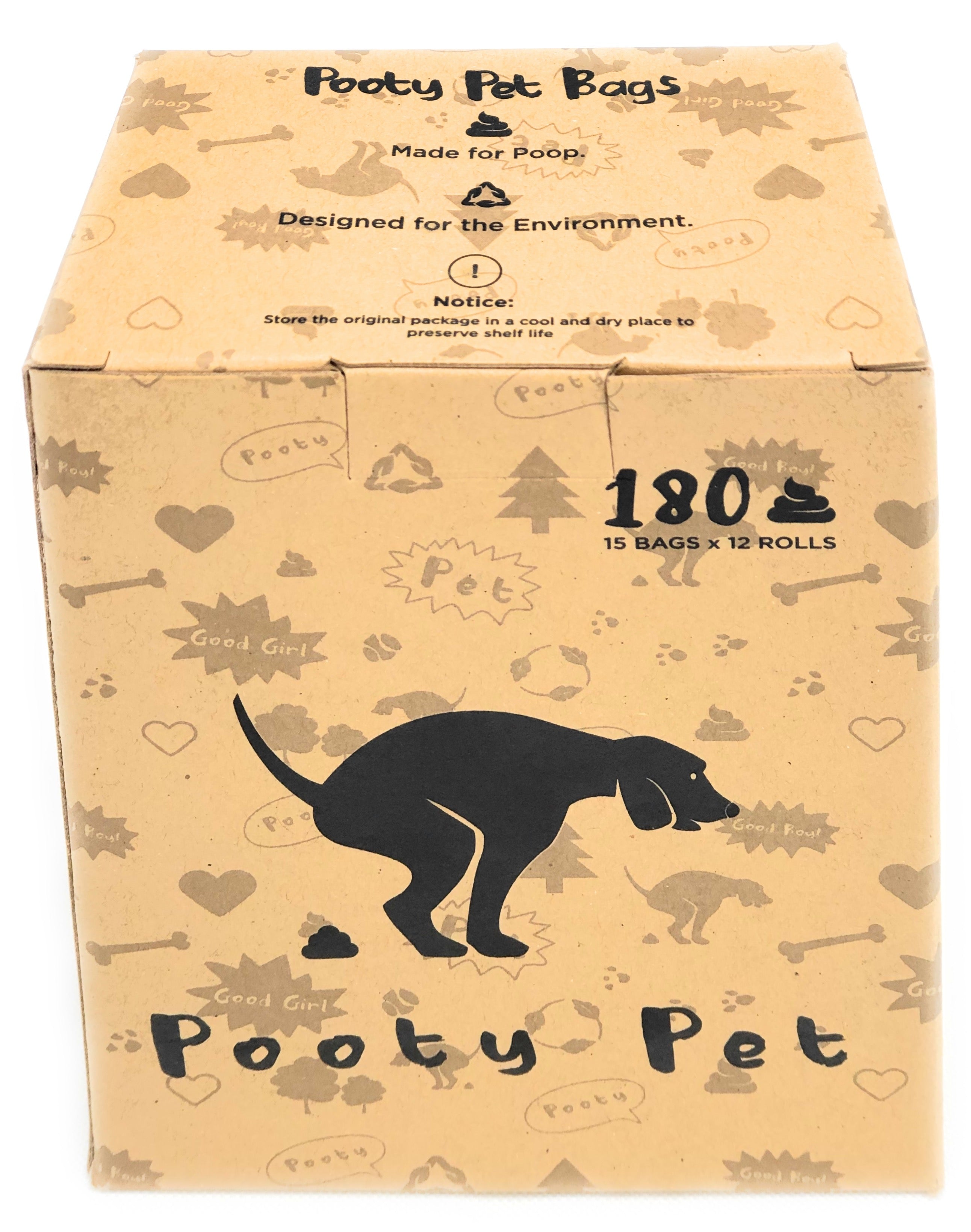 Pooty Bags — 180 Biodegradable