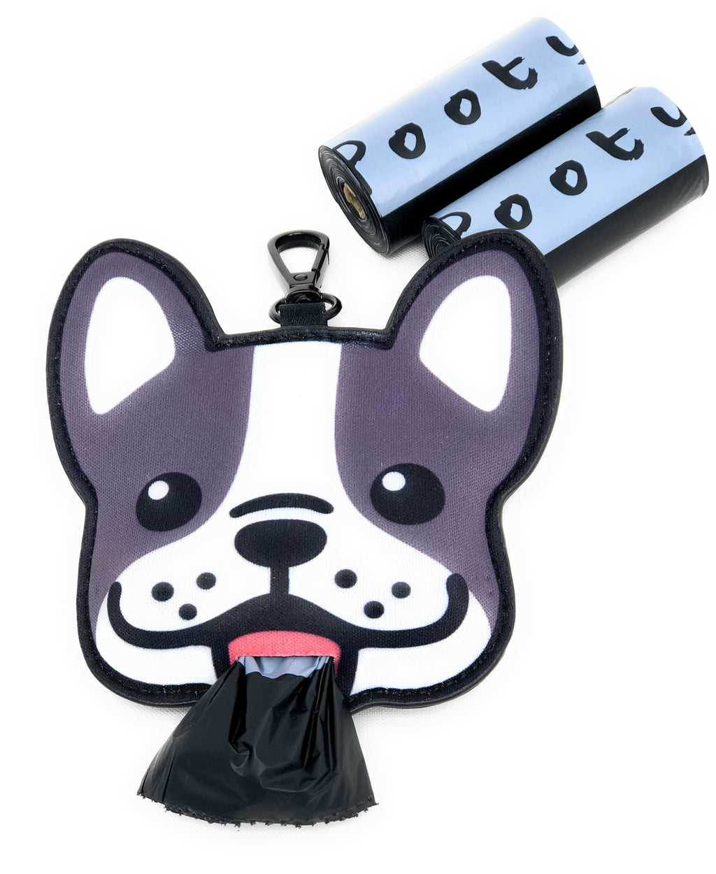 Pooty Pet Holder, Dog Bag Holder, Poop Bag Holder, Dog Poop Bag Holder, French Bulldog, Frenchie 