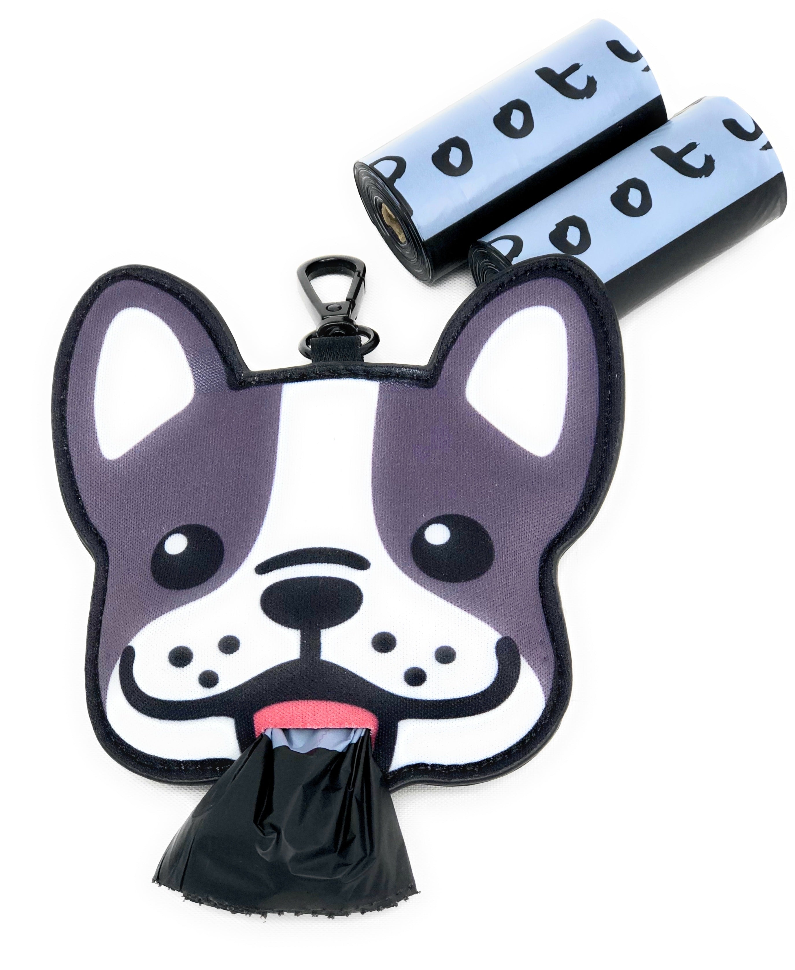 Pooty Pet Holder, Dog Bag Holder, Poop Bag Holder, Dog Poop Bag Holder, French Bulldog, Frenchie 